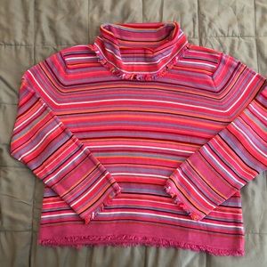 Sigrid Olsen Striped Turtleneck